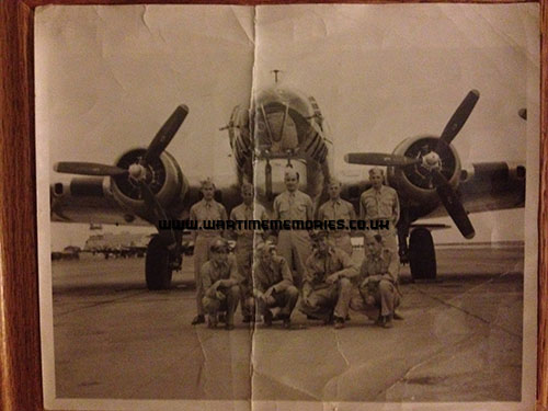 Allen R. McMurran with the crew of his bomber